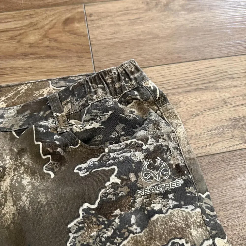 RealTree Camo Pants Hunting Outdoors Winter y2k Size L 36-38 - Picture 2 of 10